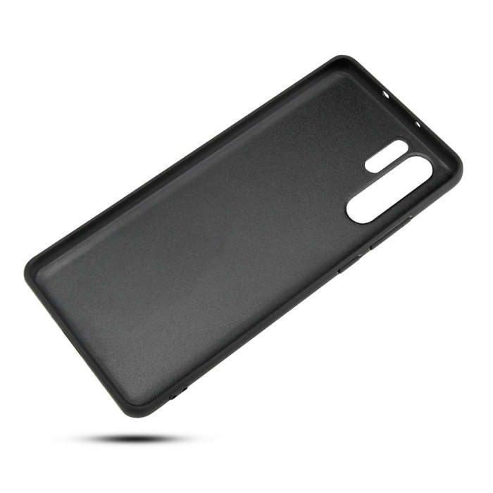 For Huawei P30 Pro Lychee Grain Cortex Anti-falling TPU Mobile Phone Shell Protective Case(Deep B...