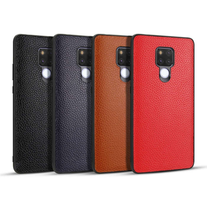 For Huawei Mate 20X Lychee Grain Cortex Anti-falling TPU Mobile Phone Shell Protective Case(Red)