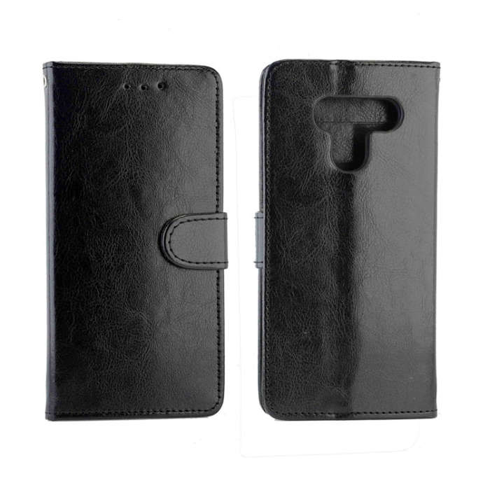 For LG Q60 / K50  Crazy Horse Texture Horizontal Flip Leather Case with Holder & Card Slots & Wal...
