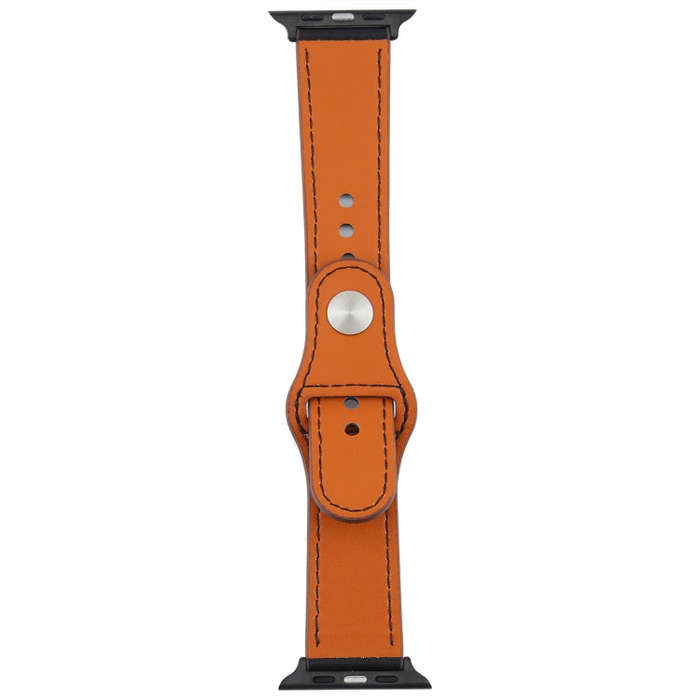 For Apple Watch 3 / 2 / 1 Generation 42mm Universal Buckle Leather Strap(Black)