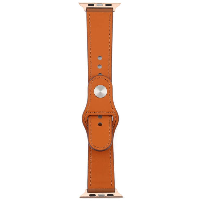 For Apple Watch 3 / 2 / 1 Generation 38mm Universal Buckle Leather Strap(Brown)