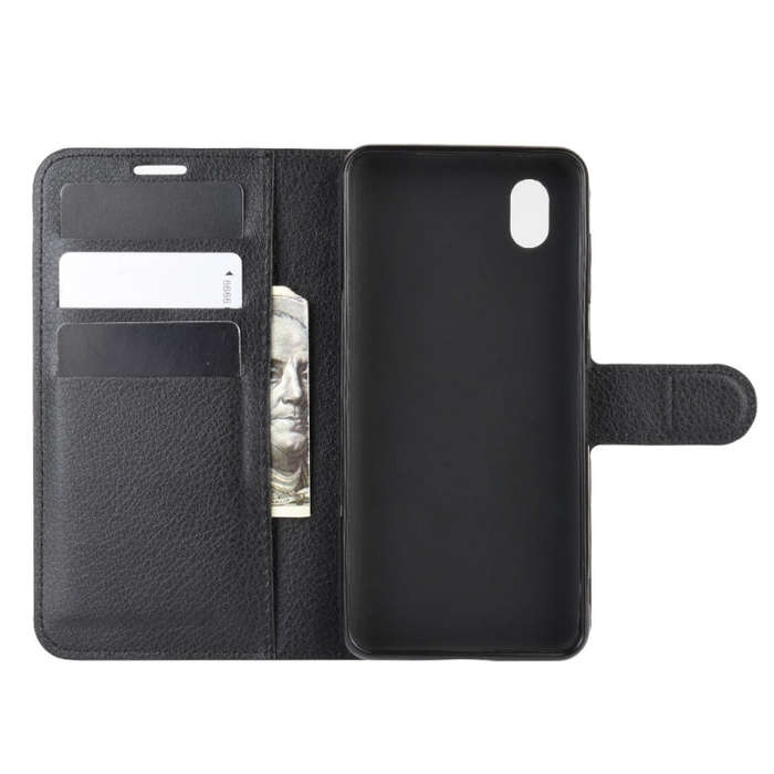 For ZTE Blade A3 2020 Litchi Texture Horizontal Flip Protective Case with Holder & Card Slots & W...