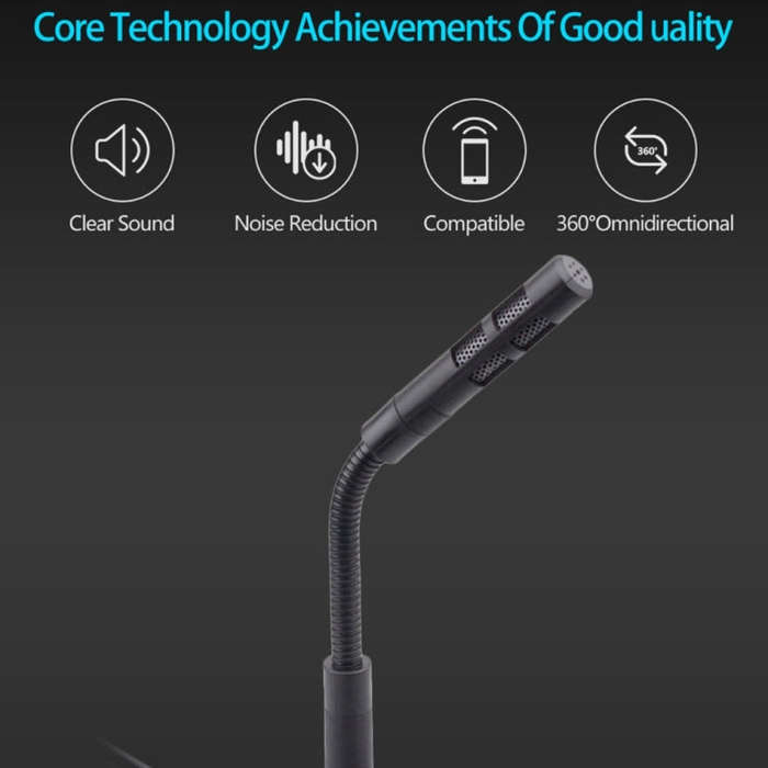 Mini Microphone Micro Voice Changer USB Gaming Condenser Microphone for Computer
