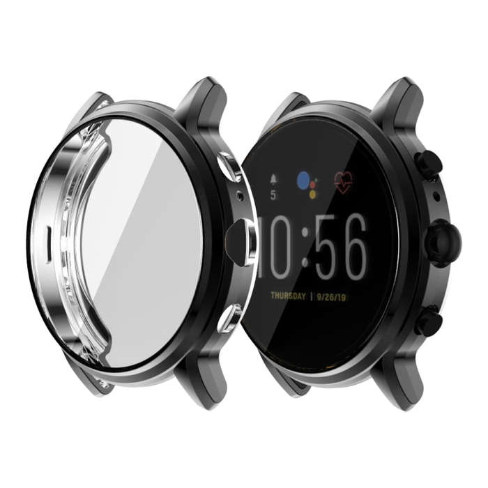 Suitable for FOSSIL Gen 5 Carlyle All-inclusive Electroplated TPU Protective Shell(Black)