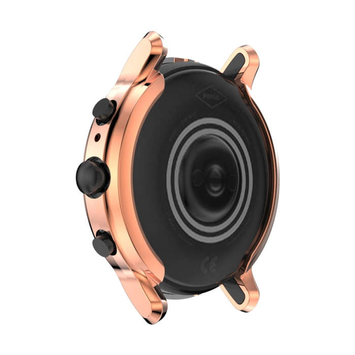 Suitable for FOSSIL Gen 5 Carlyle All-inclusive Electroplated TPU Protective Shell(Rose gold)
