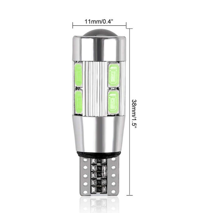 2PCS Car Styling Car Auto LED T10 194 W5W 10 SMD 5630 LED Light Bulb LED Light Parking Car Side L...