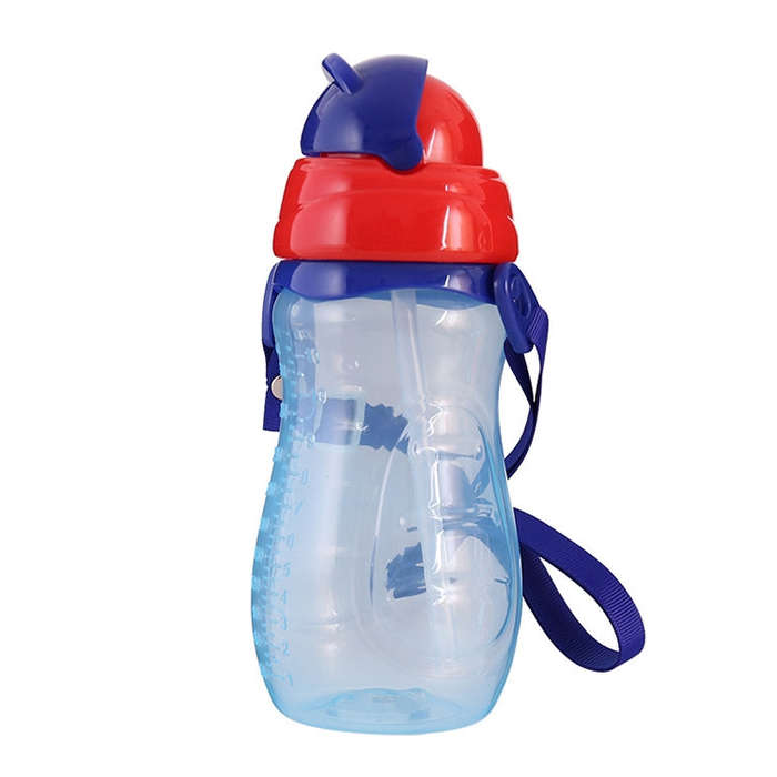 Baby Water Feeding Bottle With Straw Portable Cartoon Save Cups Sports Bottles Baby Feeding Cups(...