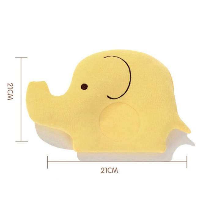 Cute Elephant Shape Anti-rollover Head Pillow(Pink)