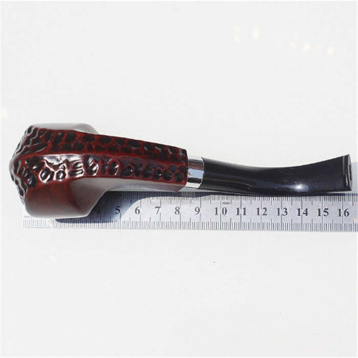 Bakelite Resin Pipe Iron Pot Dry Pipe Men Portable Filter Curved Pipe