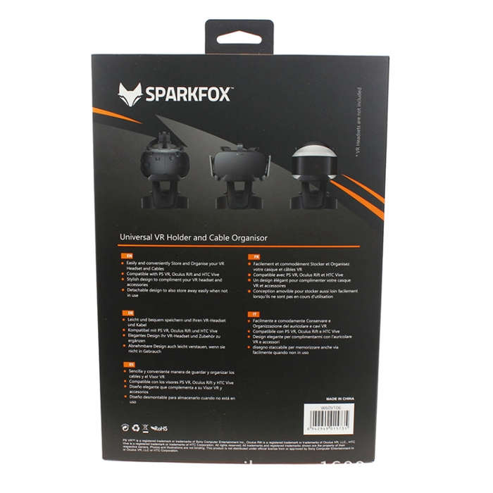 VR Headset Display Station Showcase Storage Mount Holder Cable Organizer For SONY PlayStation PS4...
