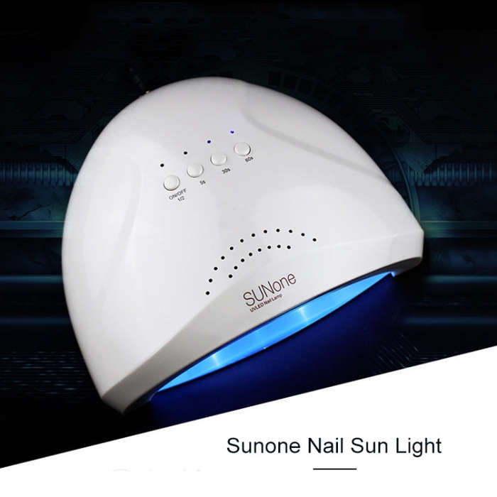 Sunone 48W UV Lamp Nail Polish Dryer, US Plug (Red)