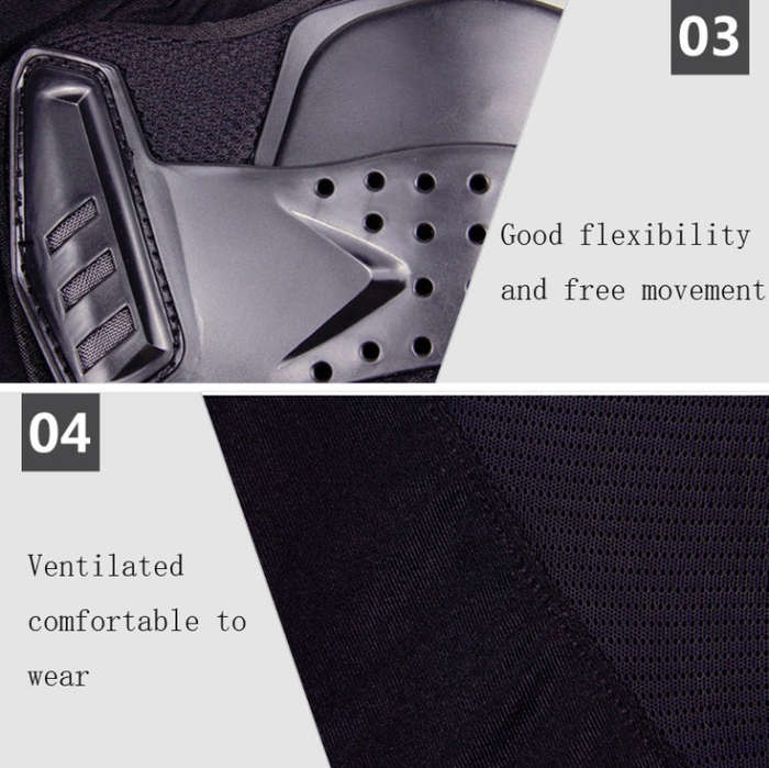 HEROBIKER MP1001B Motorcycleoff-road Armor Pants Cycling Short Style Drop-proof Protective Pants,...