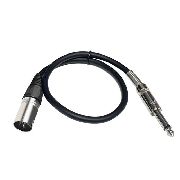 6.35mm Caron Male To XLR 2pin Balance Microphone Audio Cable Mixer Line, Size:2m