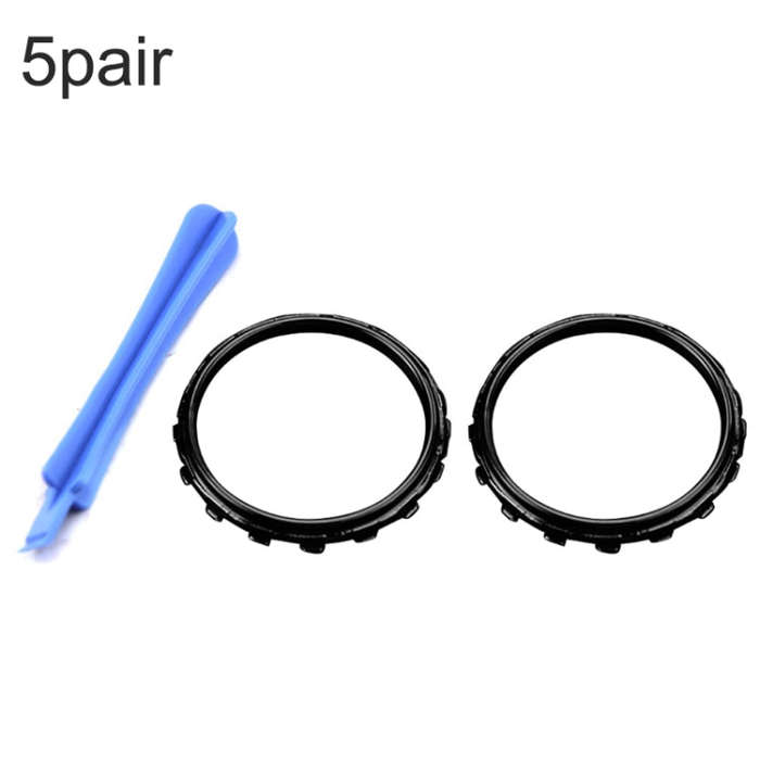 For Xbox One Elite 5pairs 3D Replacement Ring + Screwdriver Handle Accessories, Colour:Black