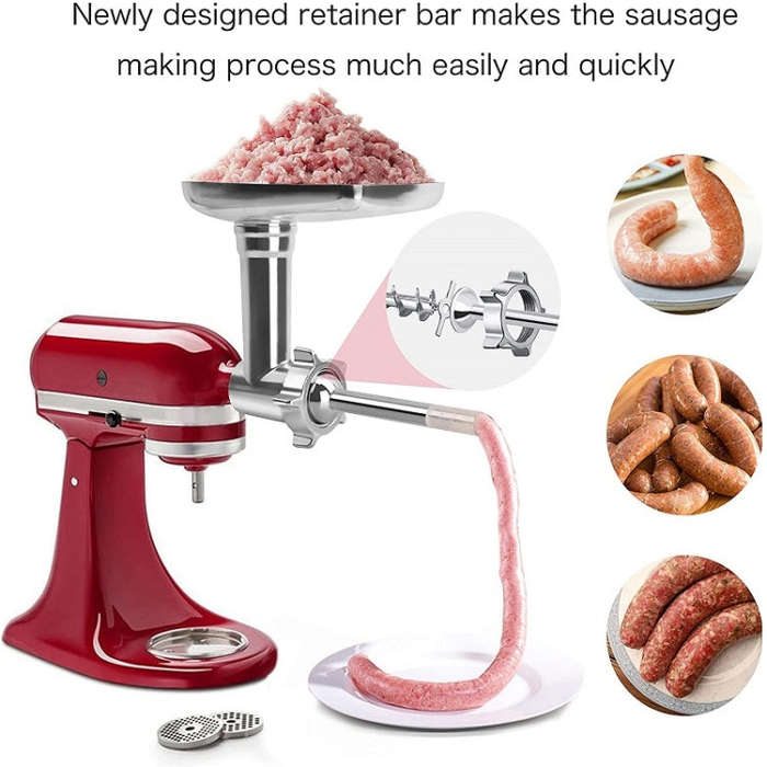 For KitchenAid Home Meat Grinders Making Accessories Tool Set(KA Meat Grinder Pass)