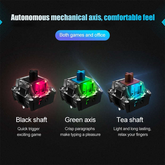 Rapoo V500 87-keys Alloy Edition Desktop Laptop Computer Game Esports Office Home Typing Metal Wi...