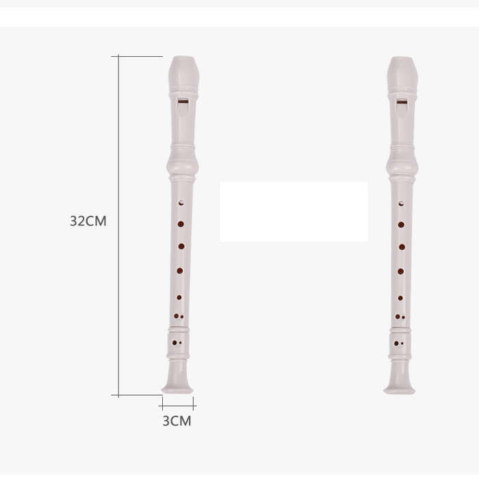 5 PCS SW8 Swan 8-hole Student Children Plastic Clarinet German Treble Flute(Red)