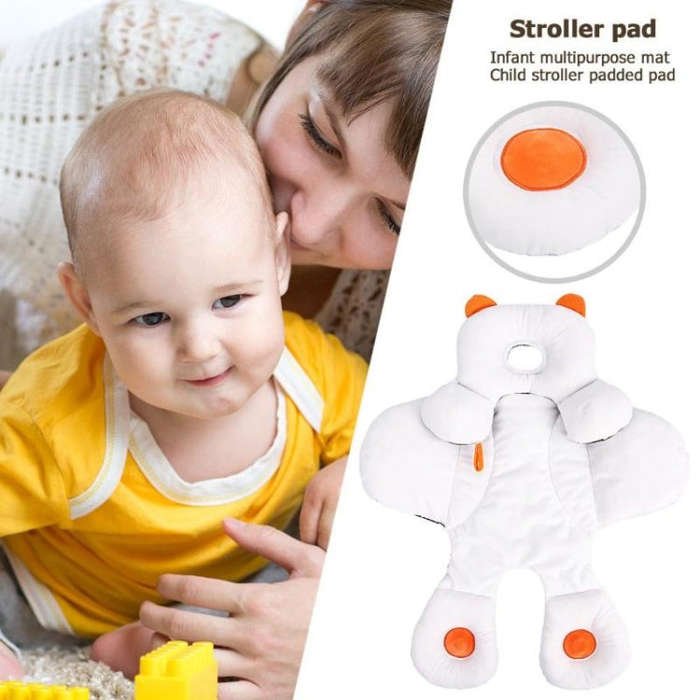 Baby Cute High Chair Stroller Seat Cushion Car Breathable Soft Car Mat, size:Small car mat