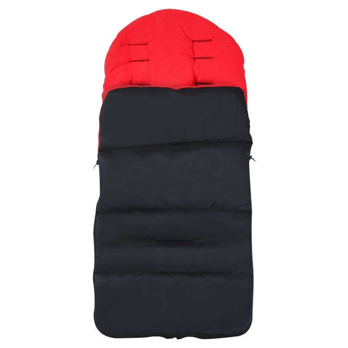 Winter and Autumn Baby Stroller Sleeping Bag Waterproof Stroller Foot Cover(Red)