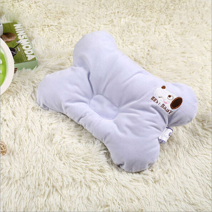 Four Seasons Cervical Protection Anti-head Stereotype Baby Pillow(Purple)