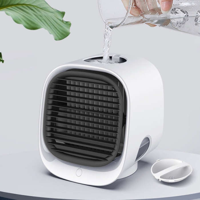 Mini Multifunctional Humidification Aromatherapy Fan Portable Office Home Desktop Air Conditioner...