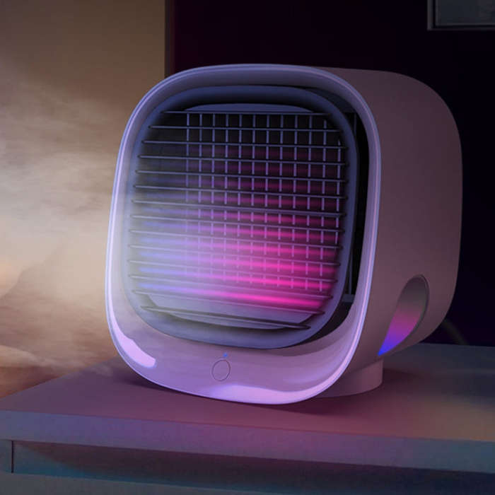 Mini Multifunctional Humidification Aromatherapy Fan Portable Office Home Desktop Air Conditioner...