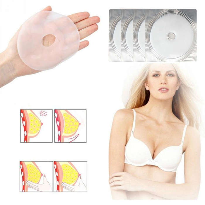 4 PCS/Box Chest Enlarging Paste Collagen Breast Enhancement Patch Women Bust Firming Lifting Pads...