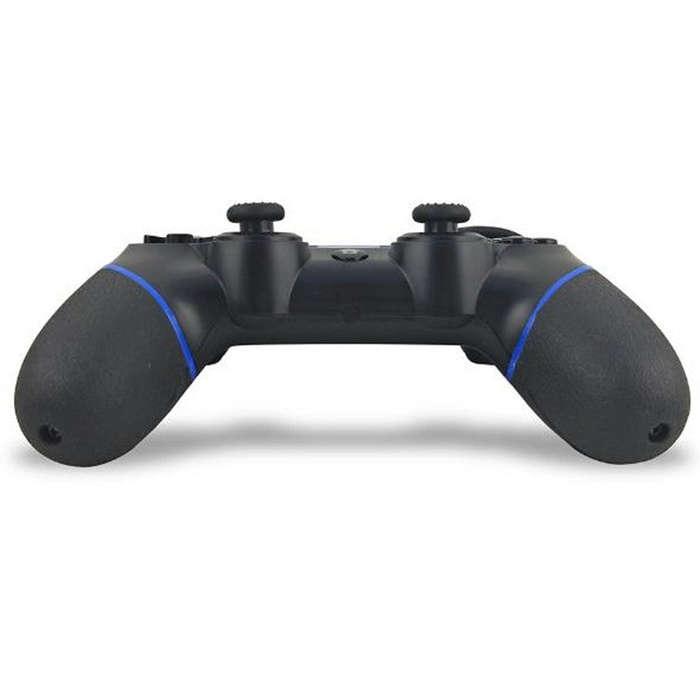 For PS4 Handle Wired Handle Cable Game Controller( Black Green)