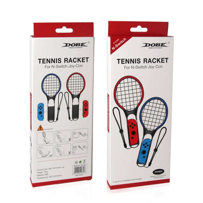 DOBE Colorful Tennis Racket Small Handle Two Color Sports Tennis Racket For Switch