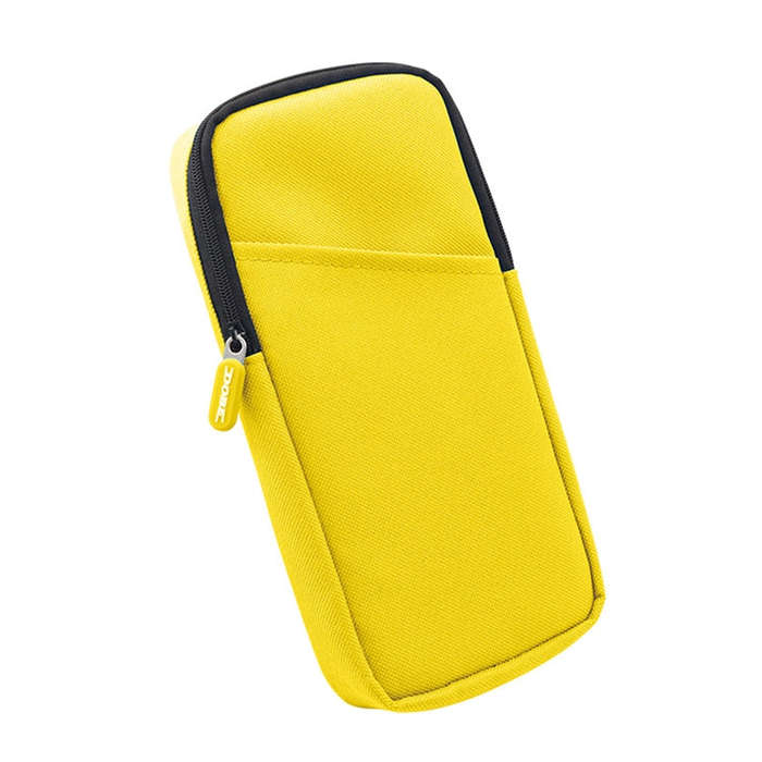 Mini Host Storage Case Zipper Protection Nylon Soft Cloth Bag for Switch Lite(Yellow)