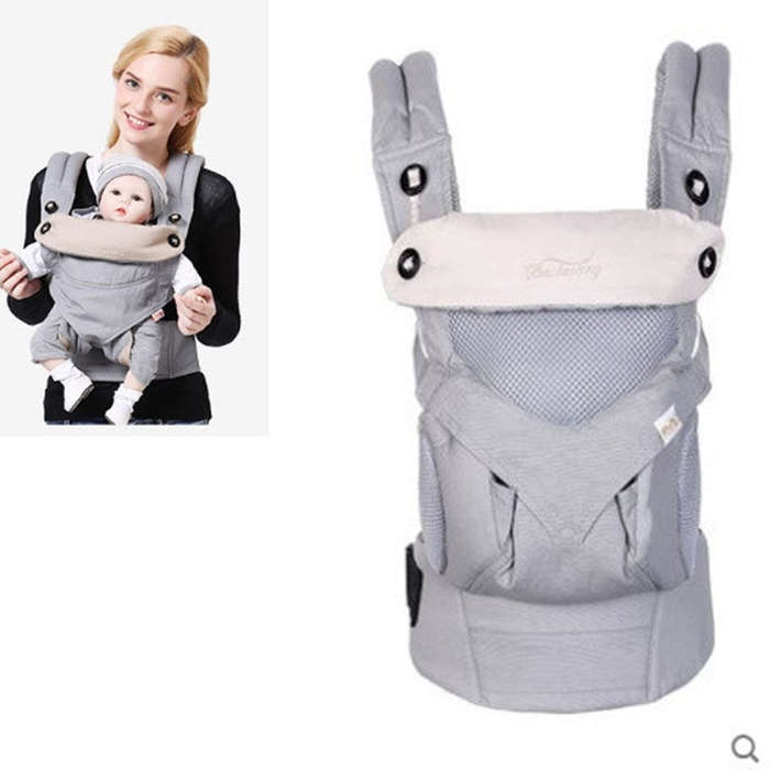 Four Seasons Multifunctional Baby Carrier(Breathable Space Gray)