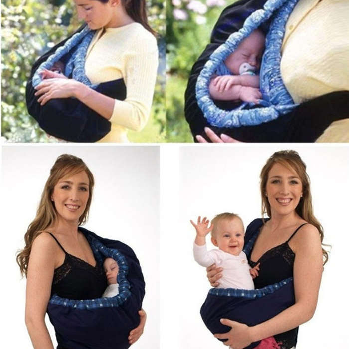 Newborn Baby Cross-body Harness Strap(Ocean Flower)