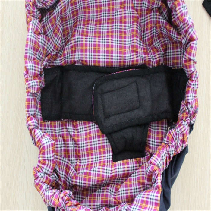 Newborn Baby Cross-body Harness Strap(Big Red Plaid)