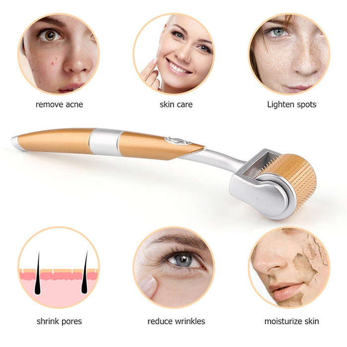 2 PCS ZGTS192 Titanium Alloy Microneedle Facial Repair Nano Roller Instrument, Specification:1.5MM