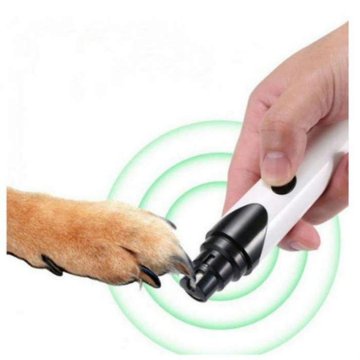 Pet Nail Polisher Cats and Dogs Clean Nails Electric Manicure, Style:PTy078 2 Block Professional ...