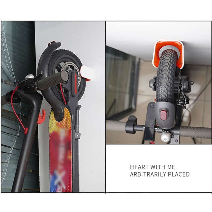 Electric Scooter Creative Parking Wall-mounted Bracket for Xiaomi ES1 / ES2 / ES4(Green)
