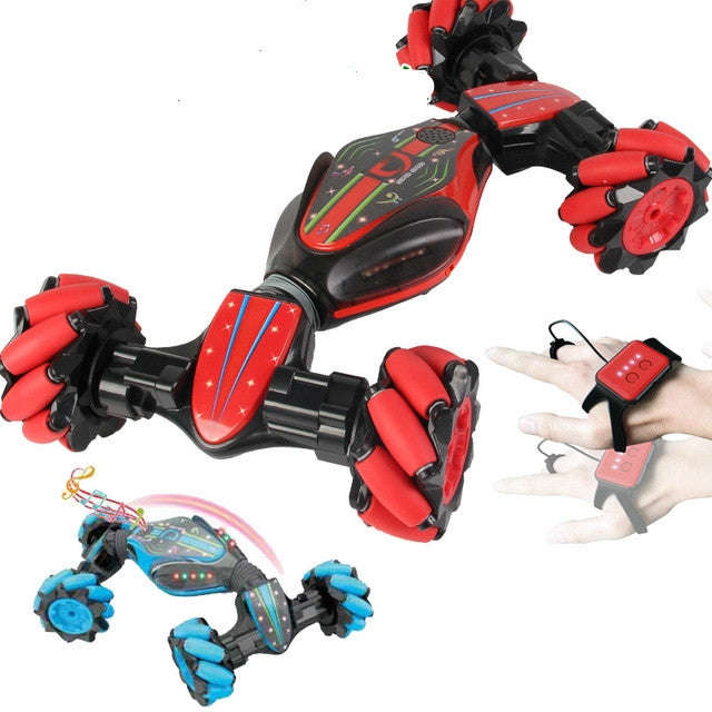 Gesture Sensing Remote Control Twisting Car Light Music Deformation Car Drift Traverse Dance Off-...