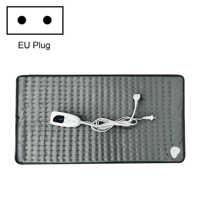 Home Physiotherapy Heating Pad Electric Heating Blanket, Size: 76x40cm, Plug Tpye:EU Plug(Dark Gray)