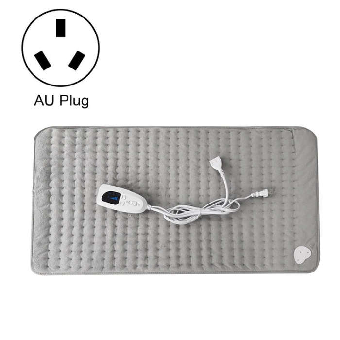Home Physiotherapy Heating Pad Electric Heating Blanket, Size: 76x40cm, Plug Tpye:AU Plug(Silver ...