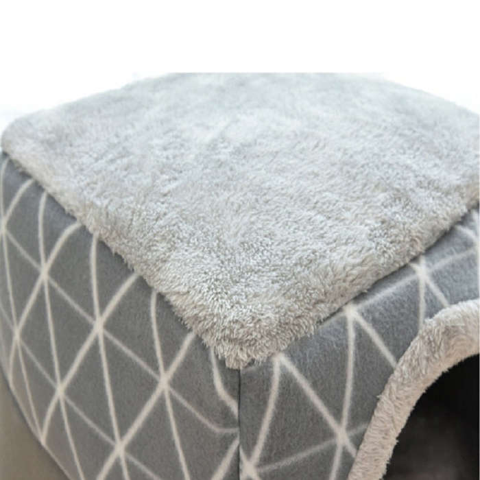 Cat Nest Capsule Four Seasons Universal Closed Cat Bed, Size:L(Gray)