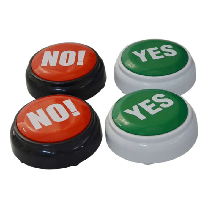 3 PCS Party Knowledge Quiz Game Electronic Squeeze Sound Box Answer Toy, Specification:Red with L...