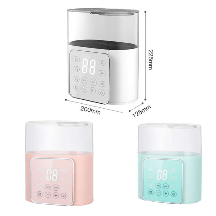 N20 2 In 1 Double Bottle Warmer Sterilization Machine, Plug Specifications: EU Plug(Green)