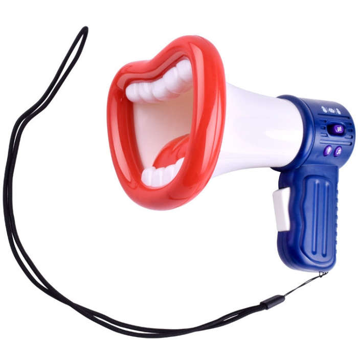 Children Handheld Microphone Speakers Sounder Loudspeaker Electric Music Tricks Toys, Random Colo...