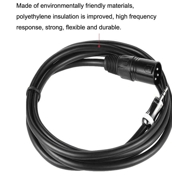 3.5mm To Caron Male Sound Card Microphone Audio Cable, Length:3m