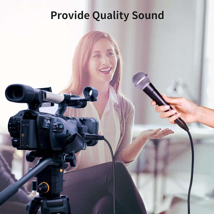 3.5mm To Caron Male Sound Card Microphone Audio Cable, Length:3m