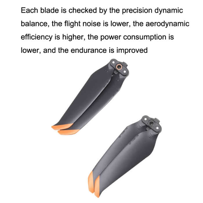 Original DJI Air 2S / Mavic Air 2 1 Pair Noise Reduction Propeller(Black)