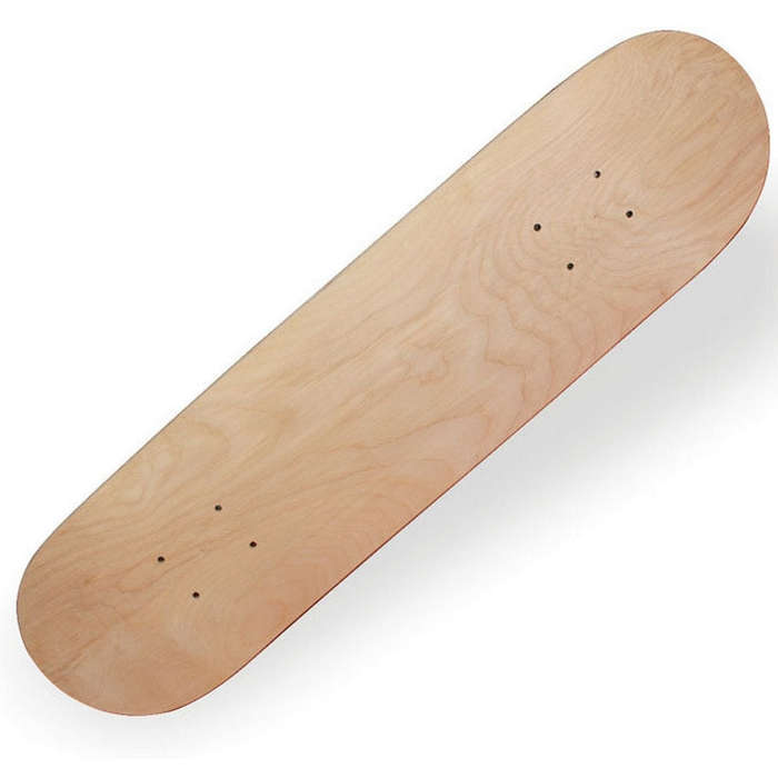 Four-wheeled Skateboard 8-layer Maple Double Raised Skateboard Surface Roughcast Board, Size:31 x...