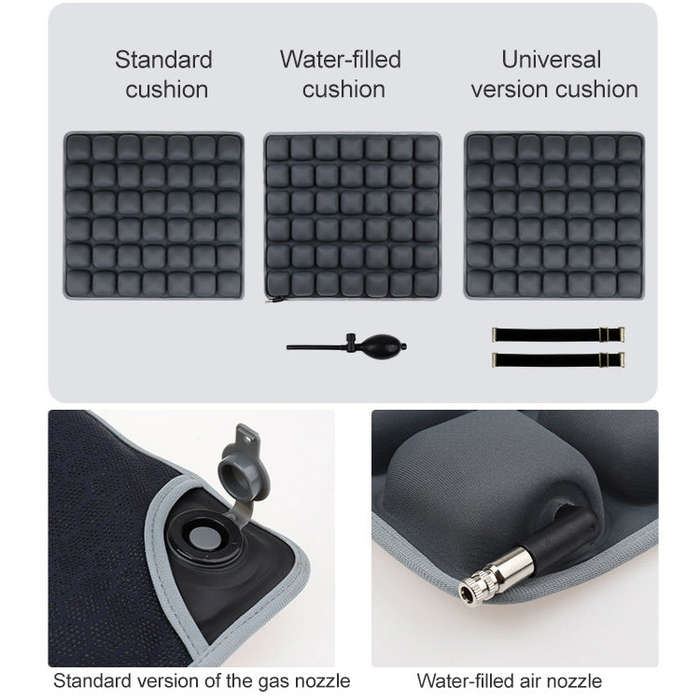 Air Cushion 3D Airbag Breathable Office Beautiful Buttocks Cushion Decompression Massage Cushion(...