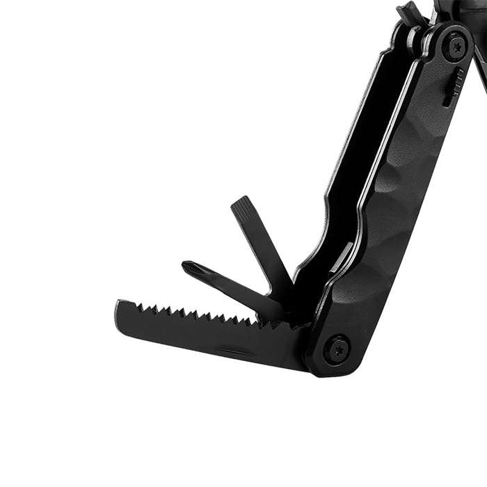 10 in 1 Outdoor Camping Survival Tool Foldable Multifunctional Pocket Scissors(Black)