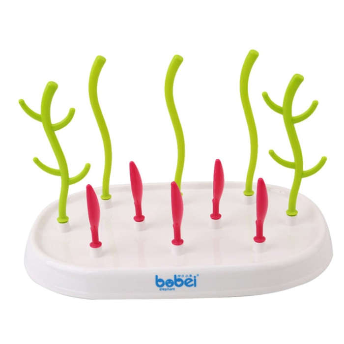 bobei elephant Portable Detachable Tree Baby Bottle Draining Rack Cleaning Dryer Infant Milk Cup ...